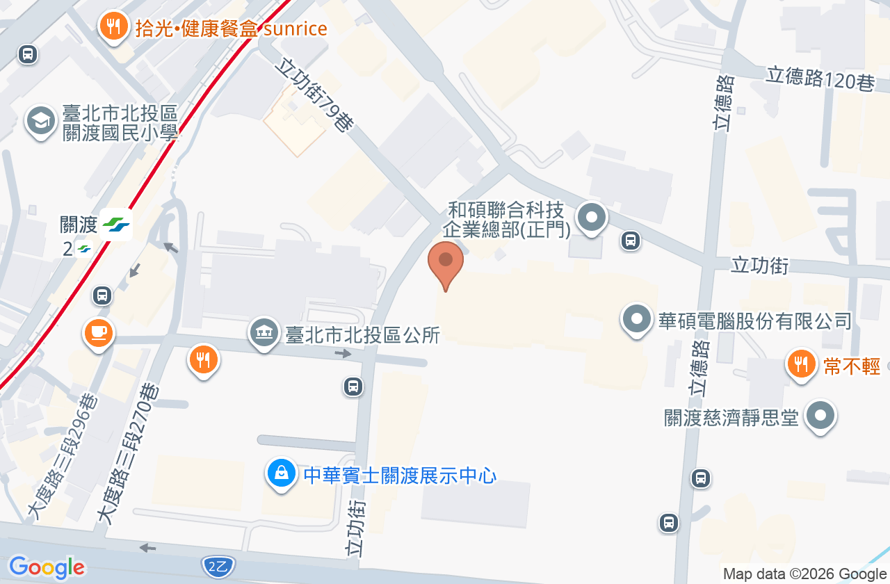 和碩聯合科技股份有限公司附設醫務室 位置地圖