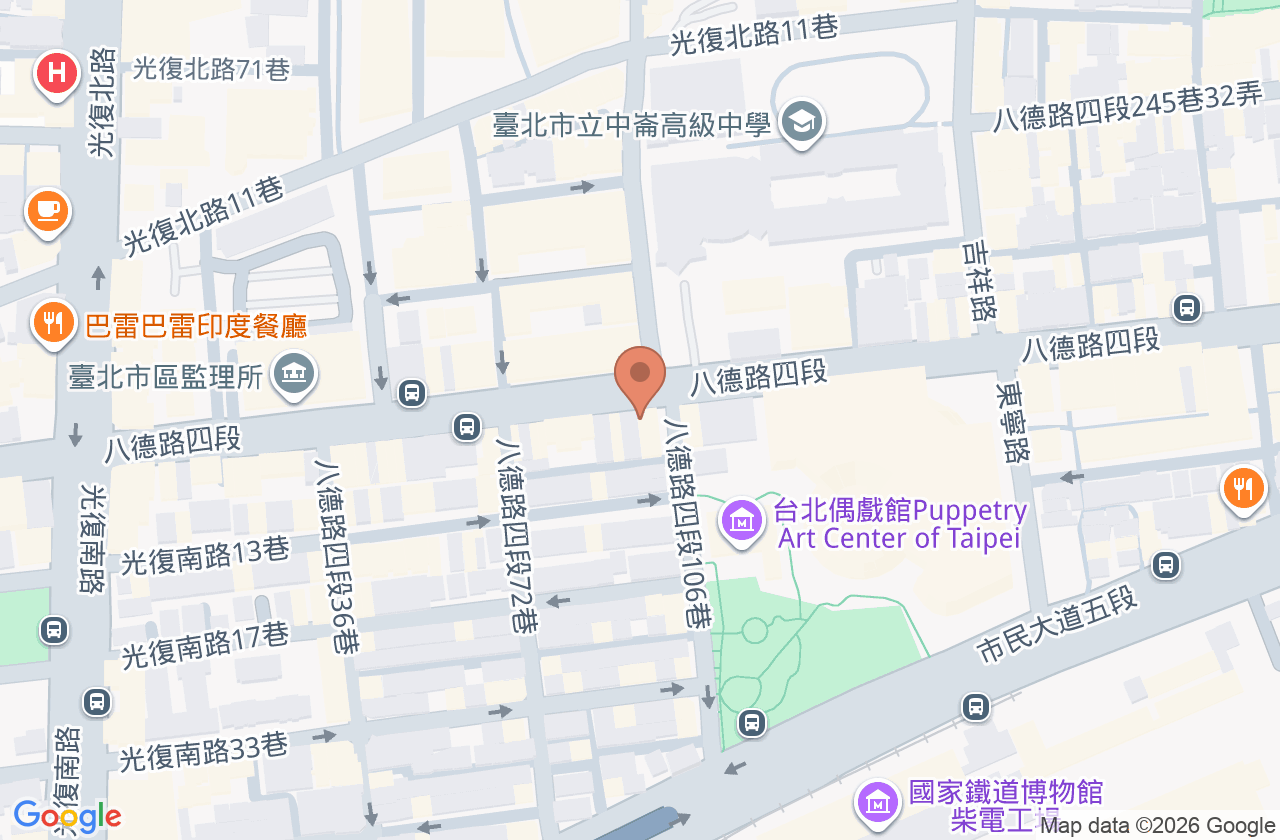 陳大昕耳鼻喉科診所 位置地圖