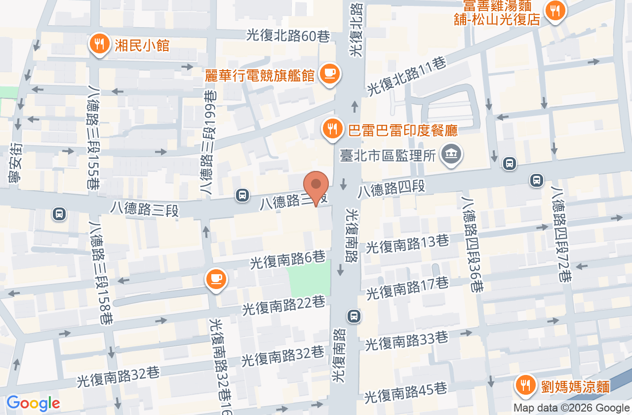 京華皮膚科診所 位置地圖