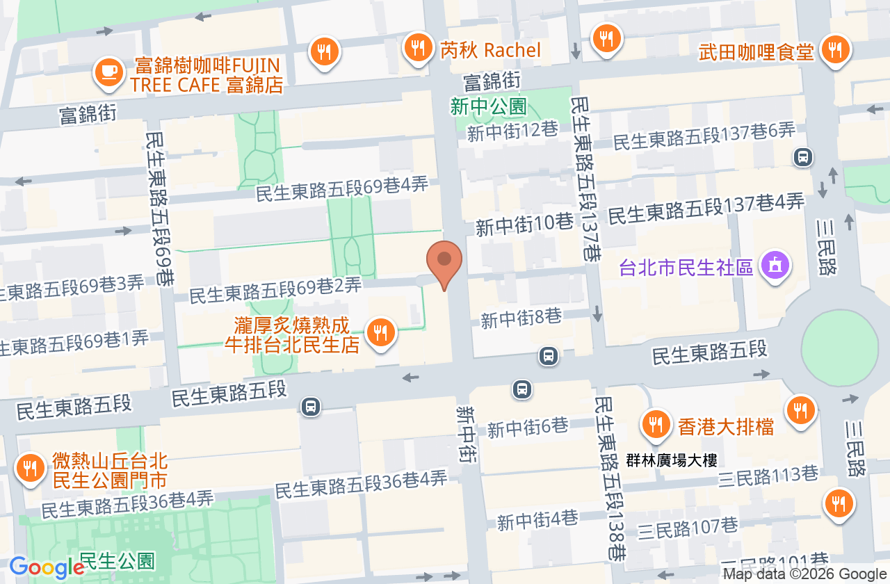 日聖眼科診所 位置地圖