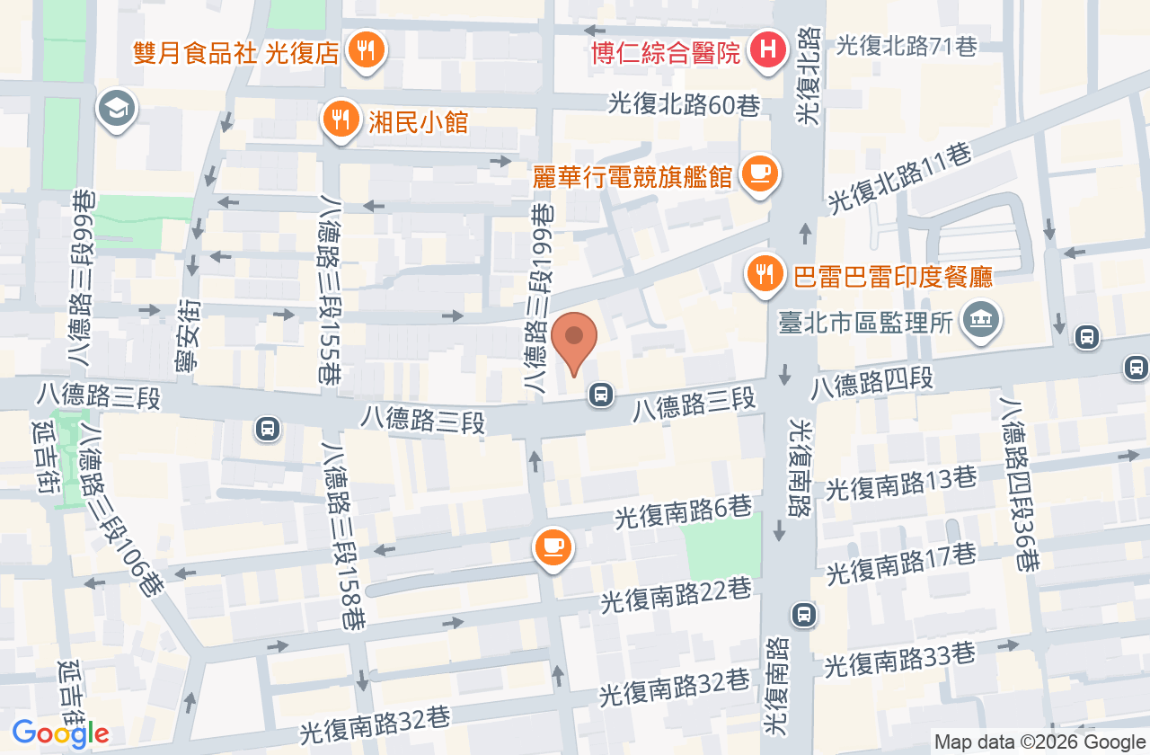 冠亞牙醫診所 位置地圖