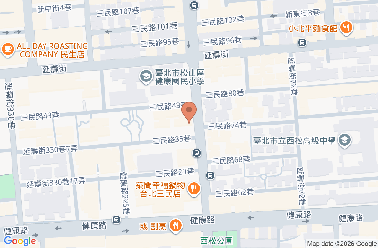 澄東耳鼻喉科診所 位置地圖