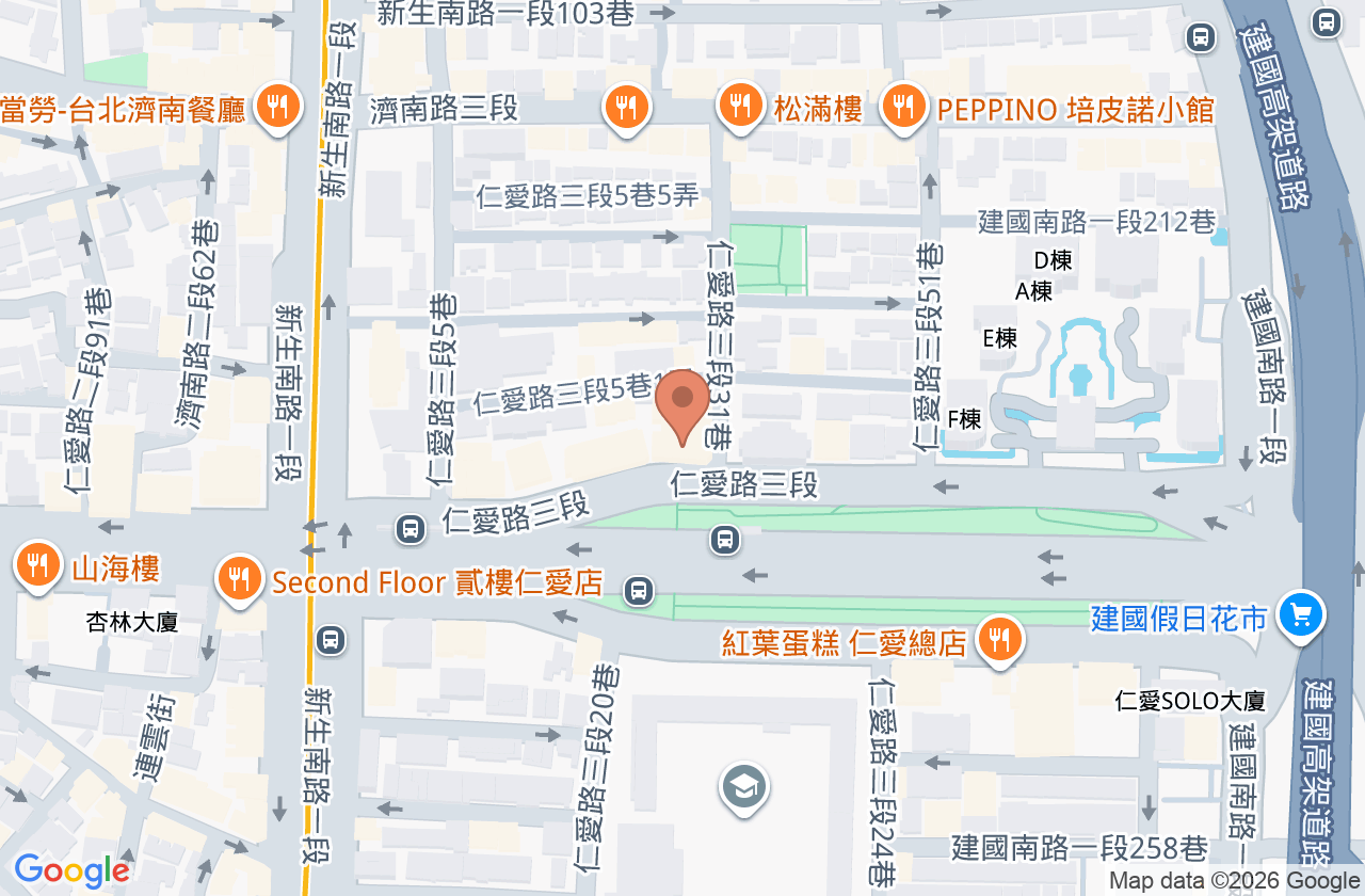 哈利路亞曾英欽診所 位置地圖