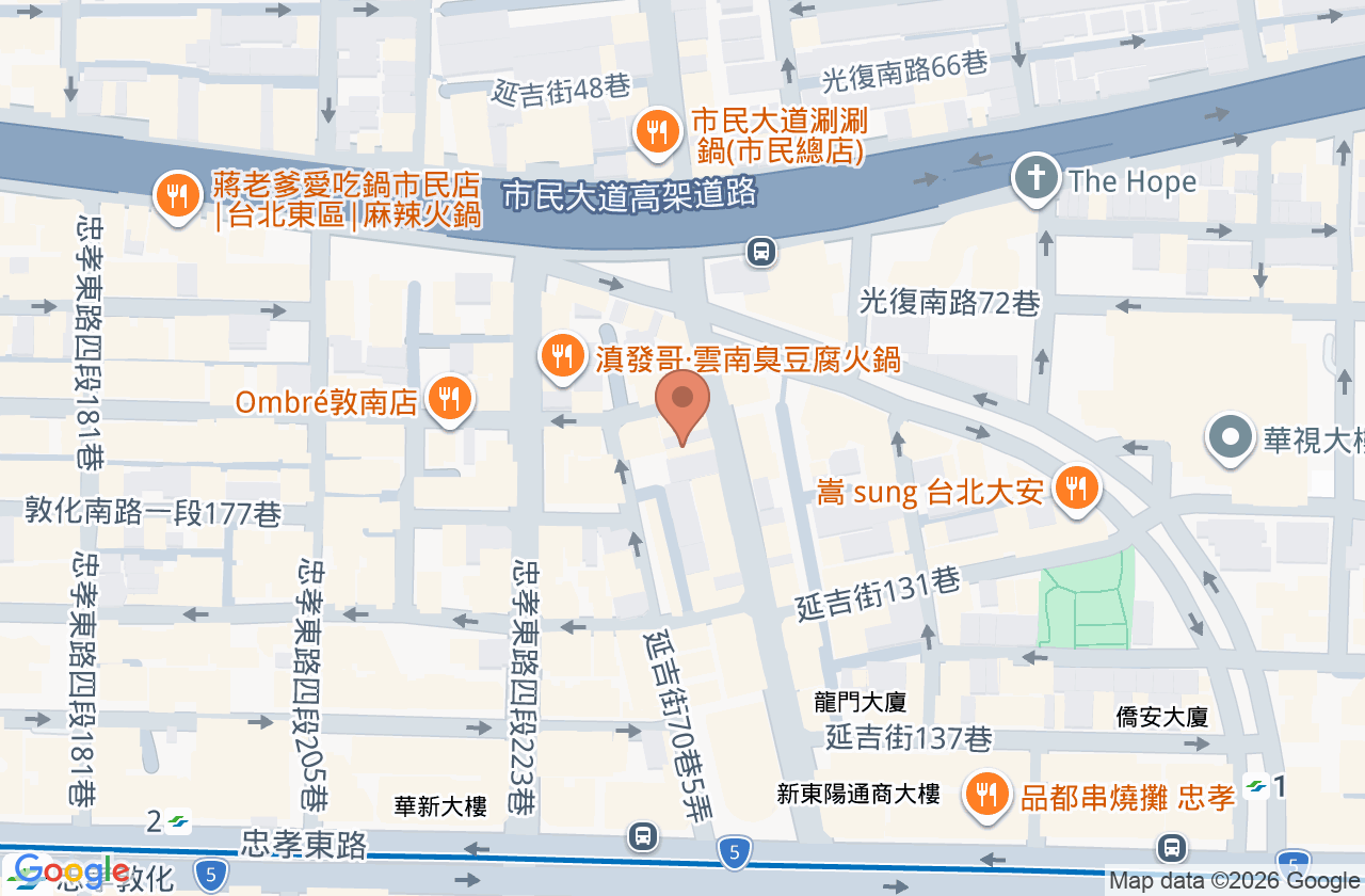 萬通耳鼻喉科診所 位置地圖