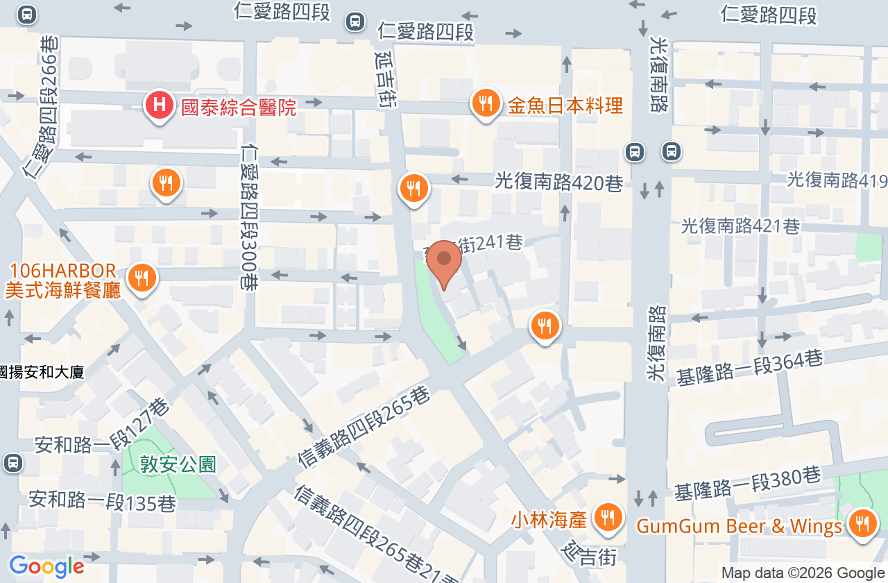 延吉診所 位置地圖