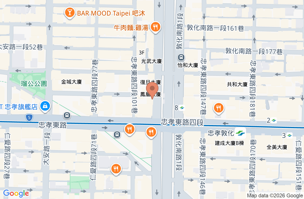 鍾啟榮皮膚科診所 位置地圖