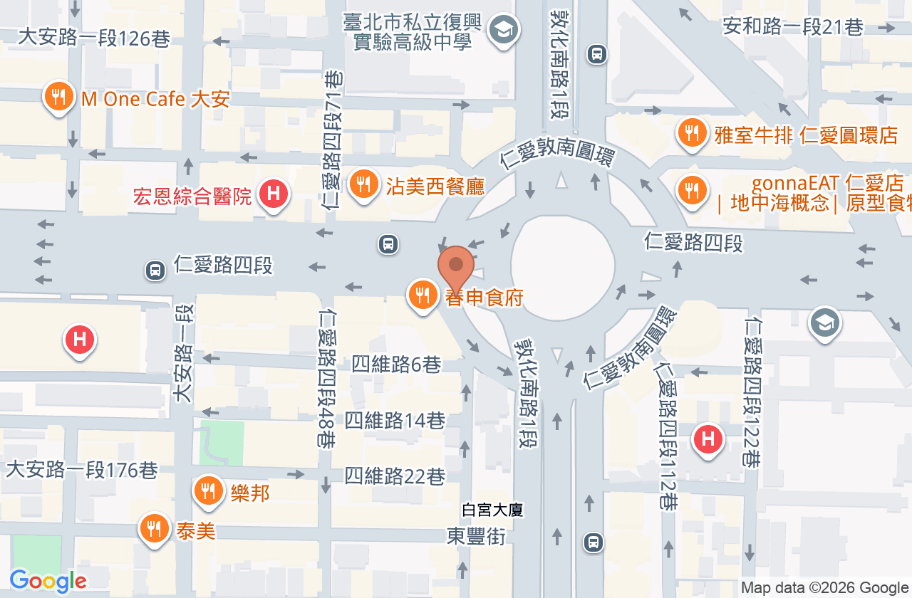 佳醫美人診所 位置地圖