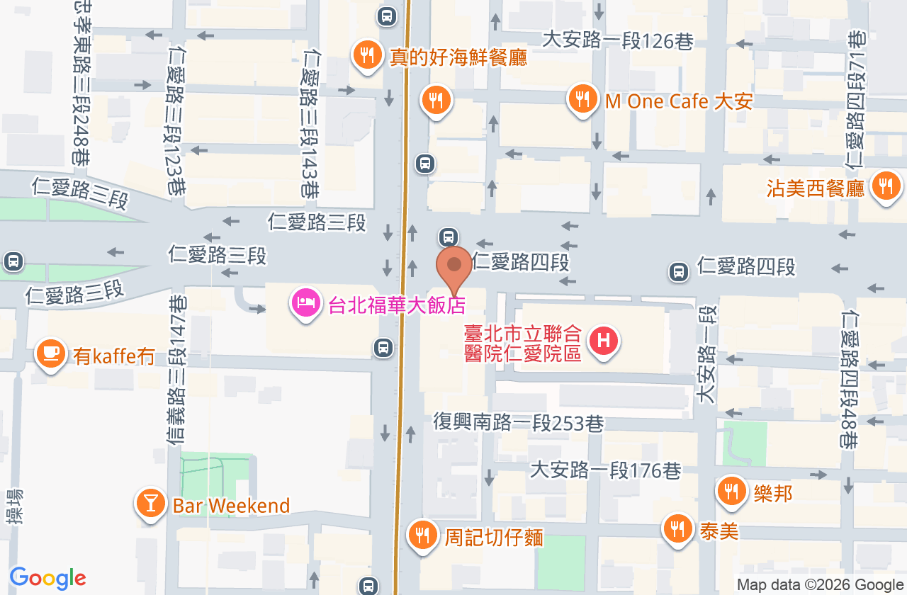 瀚群骨科診所 位置地圖