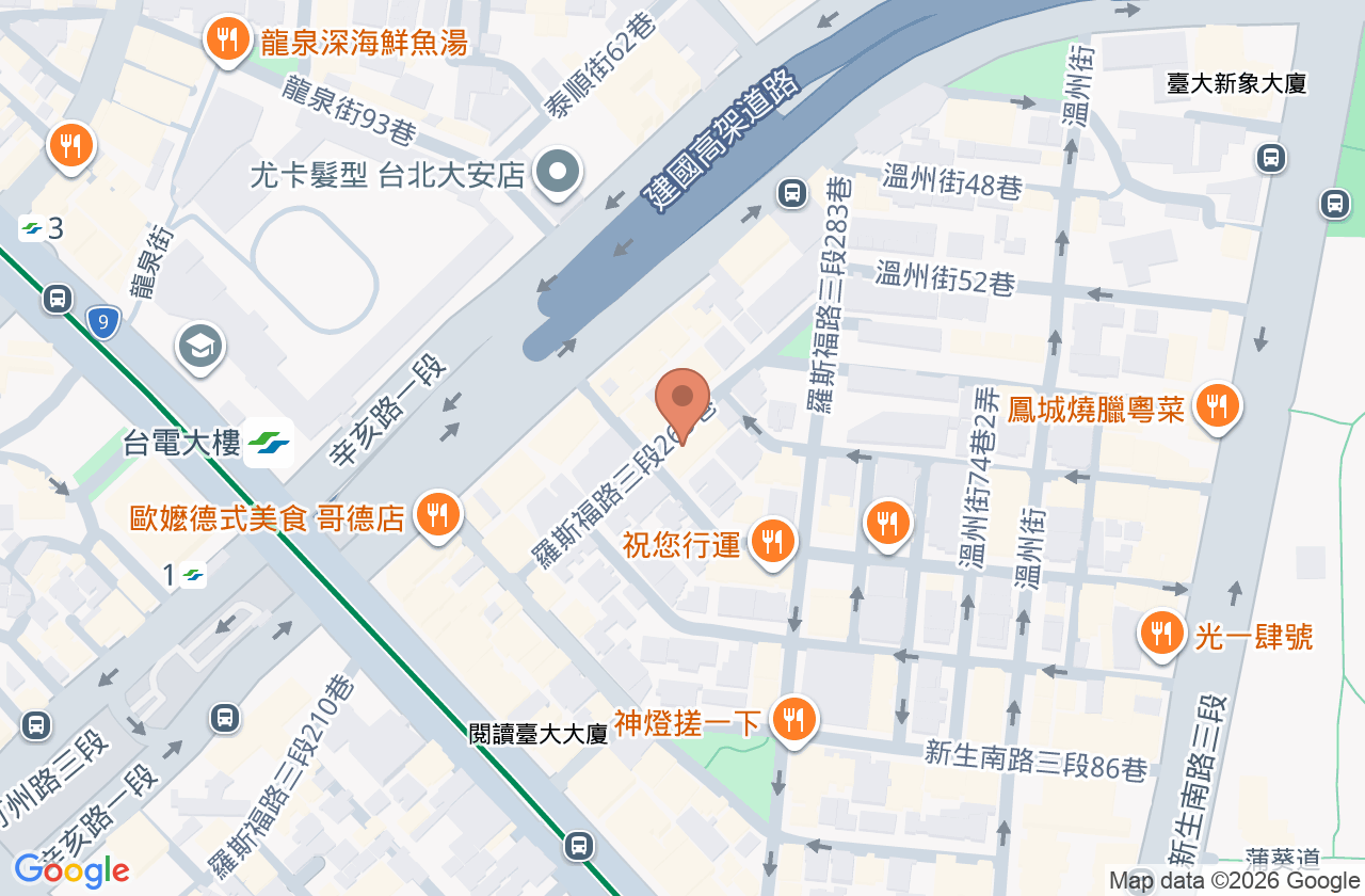 主愛心靈診所 位置地圖