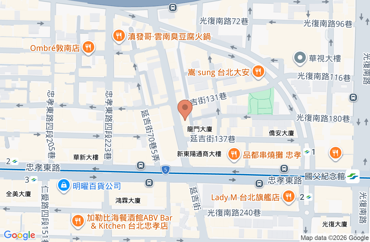 晴天身心診所 位置地圖