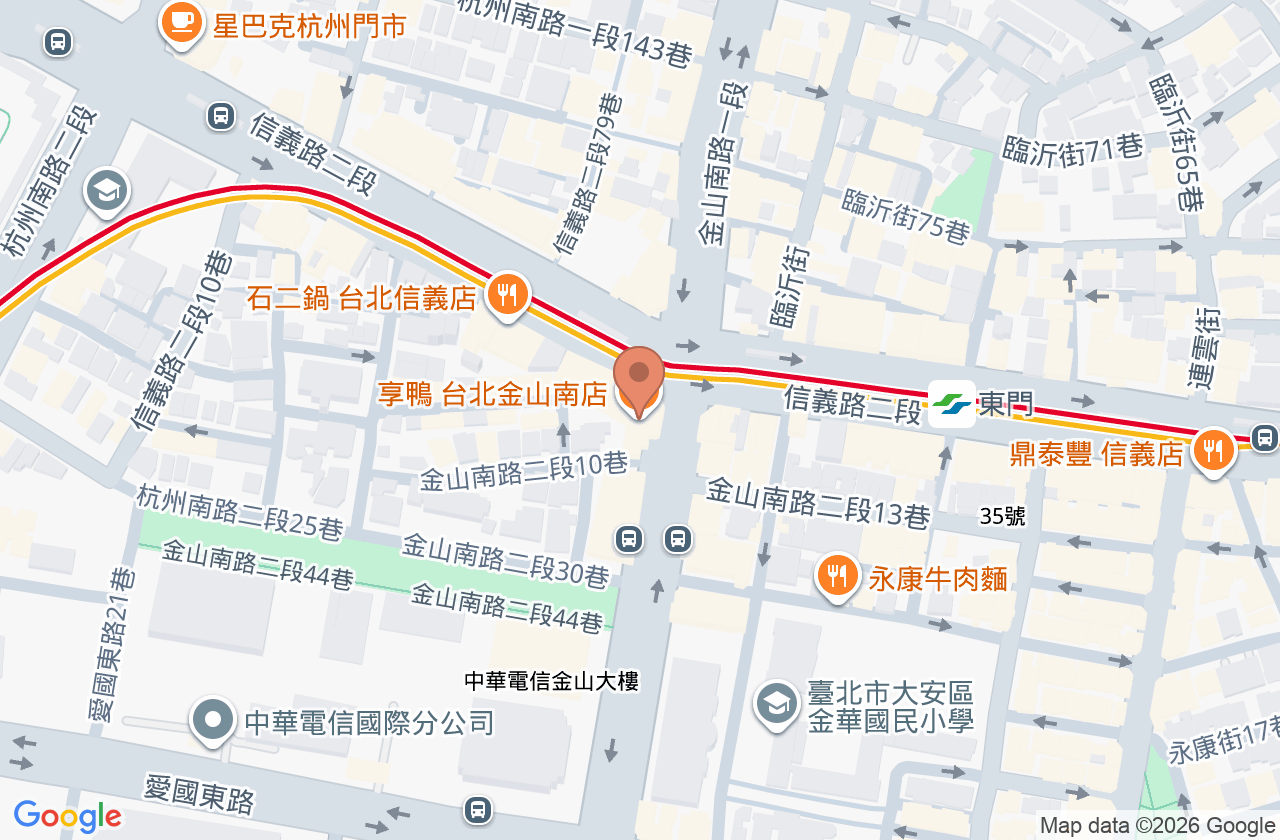 大安聚英視光眼科診所 位置地圖