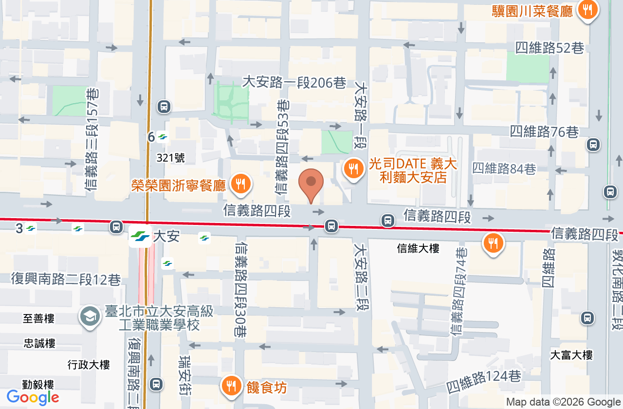 東方美學診所 位置地圖