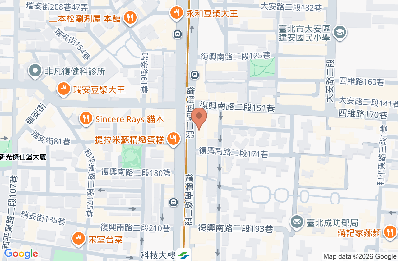 樂益耳鼻喉科診所 位置地圖