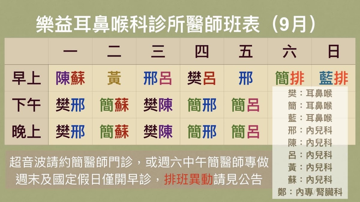 樂益耳鼻喉科診所 診所實景照