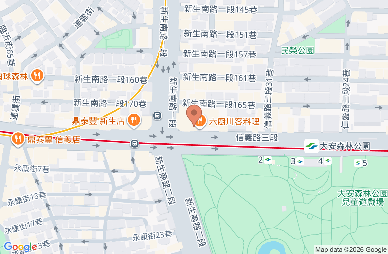 憶安診所 位置地圖