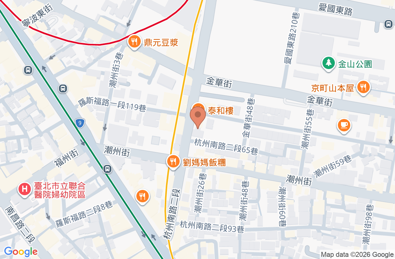 喜月泌尿診所 位置地圖