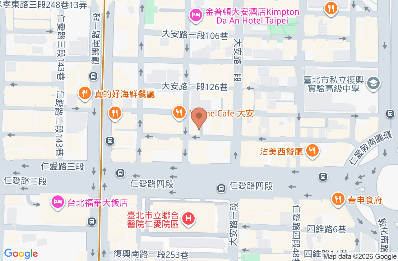 心澤健康美學診所 位置地圖