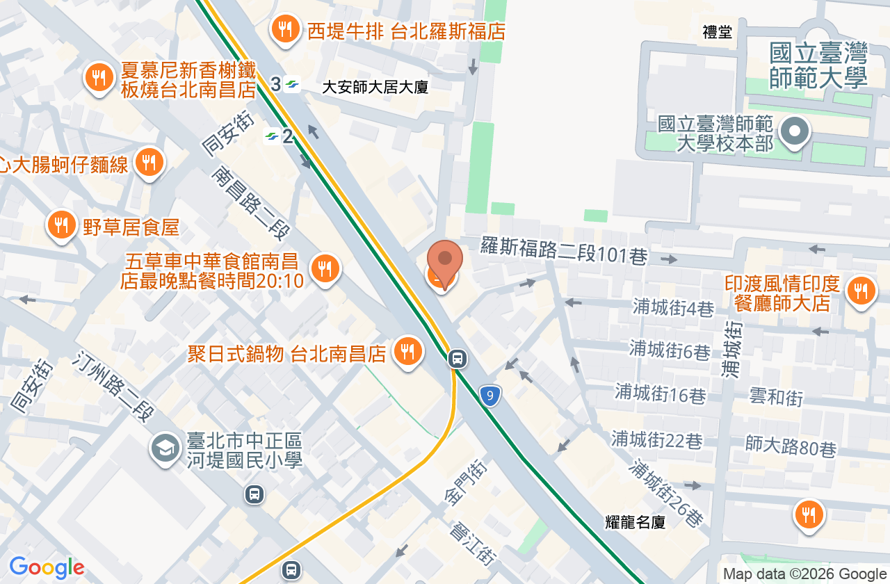 己研皮膚專科診所 位置地圖
