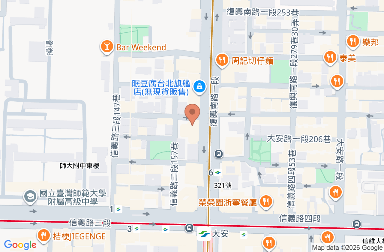 杏澤健康診所 位置地圖