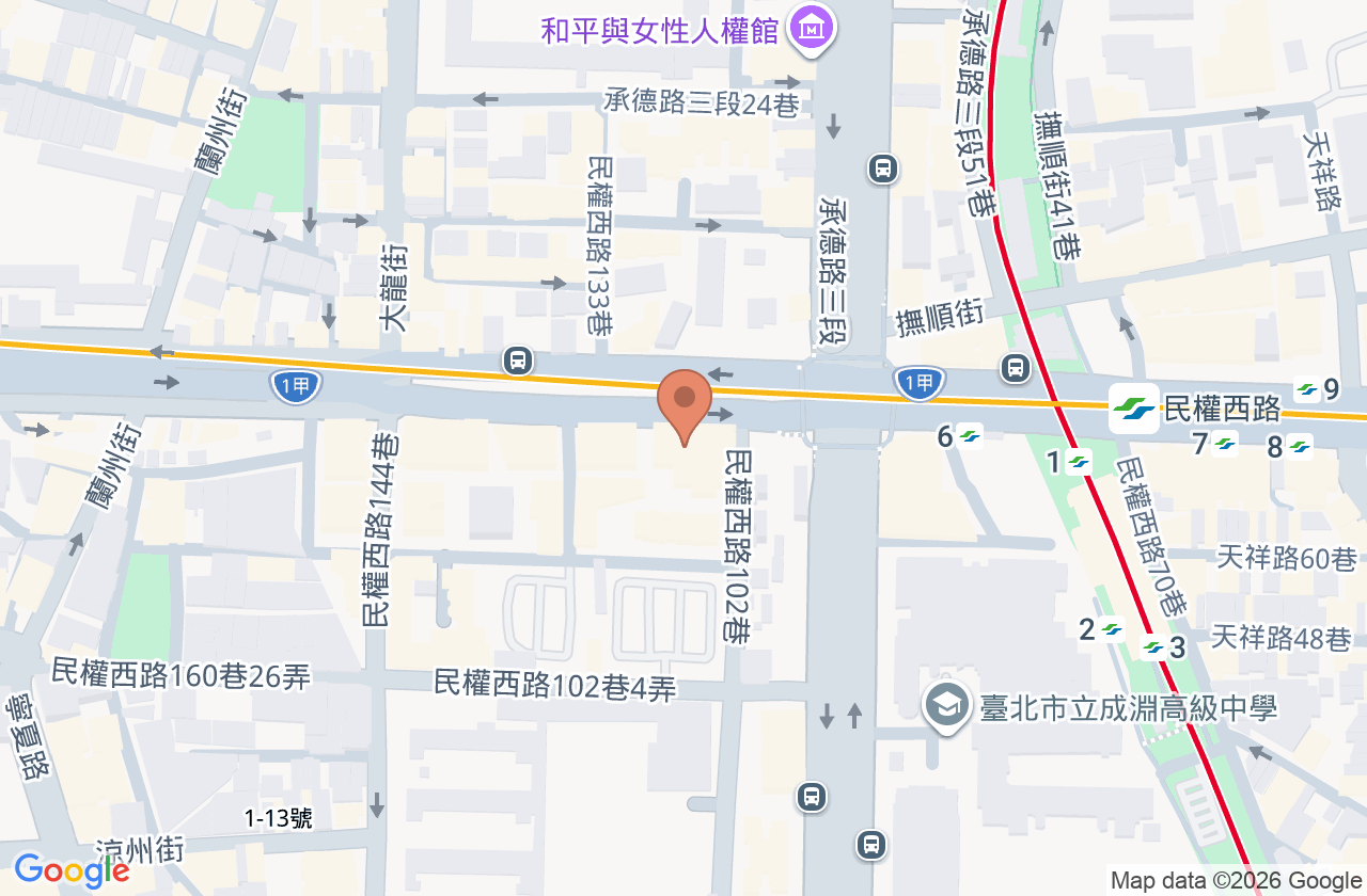 朱世輝耳鼻喉科診所 位置地圖