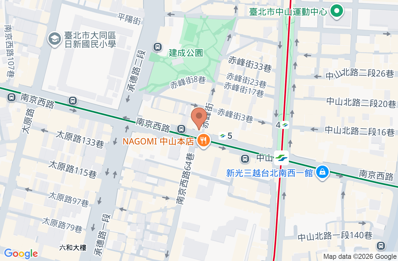台北聖仁皮膚科診所 位置地圖
