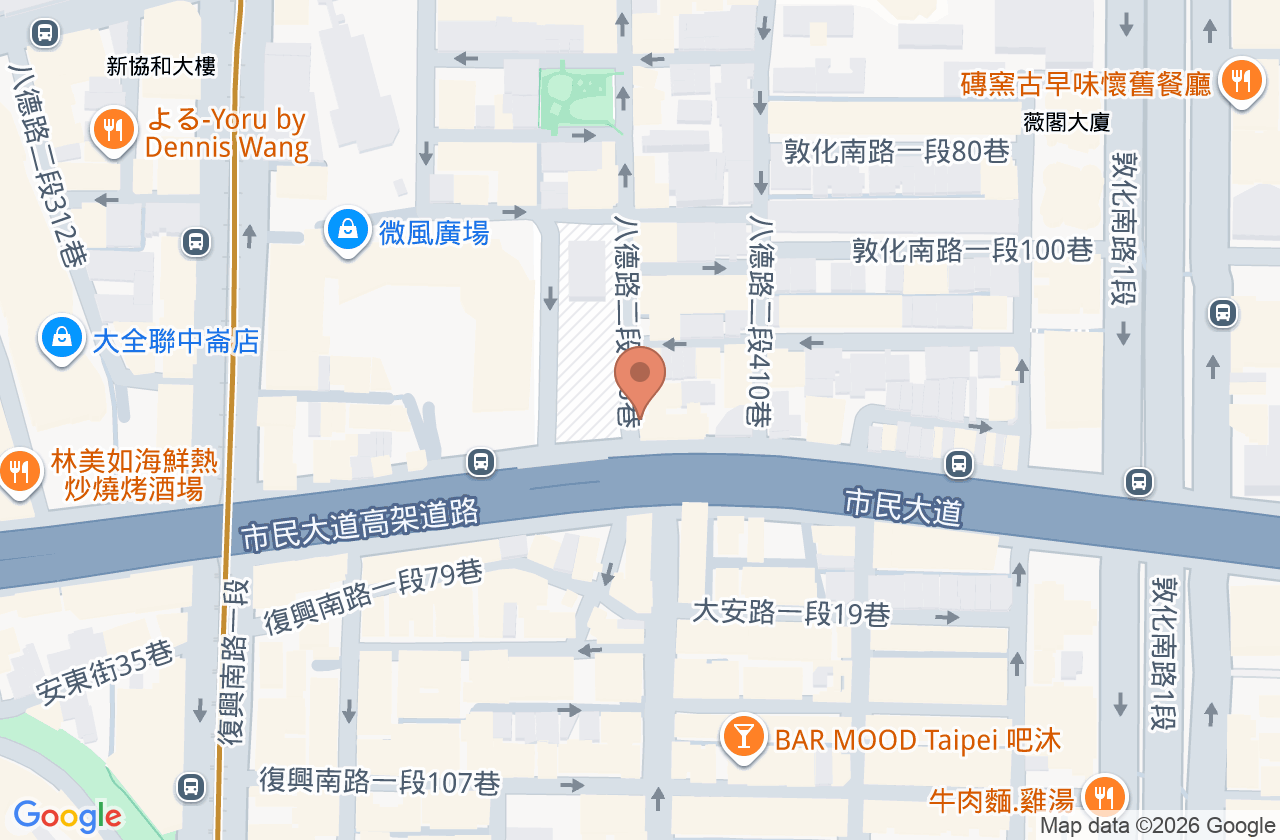 虹福牙醫診所 位置地圖