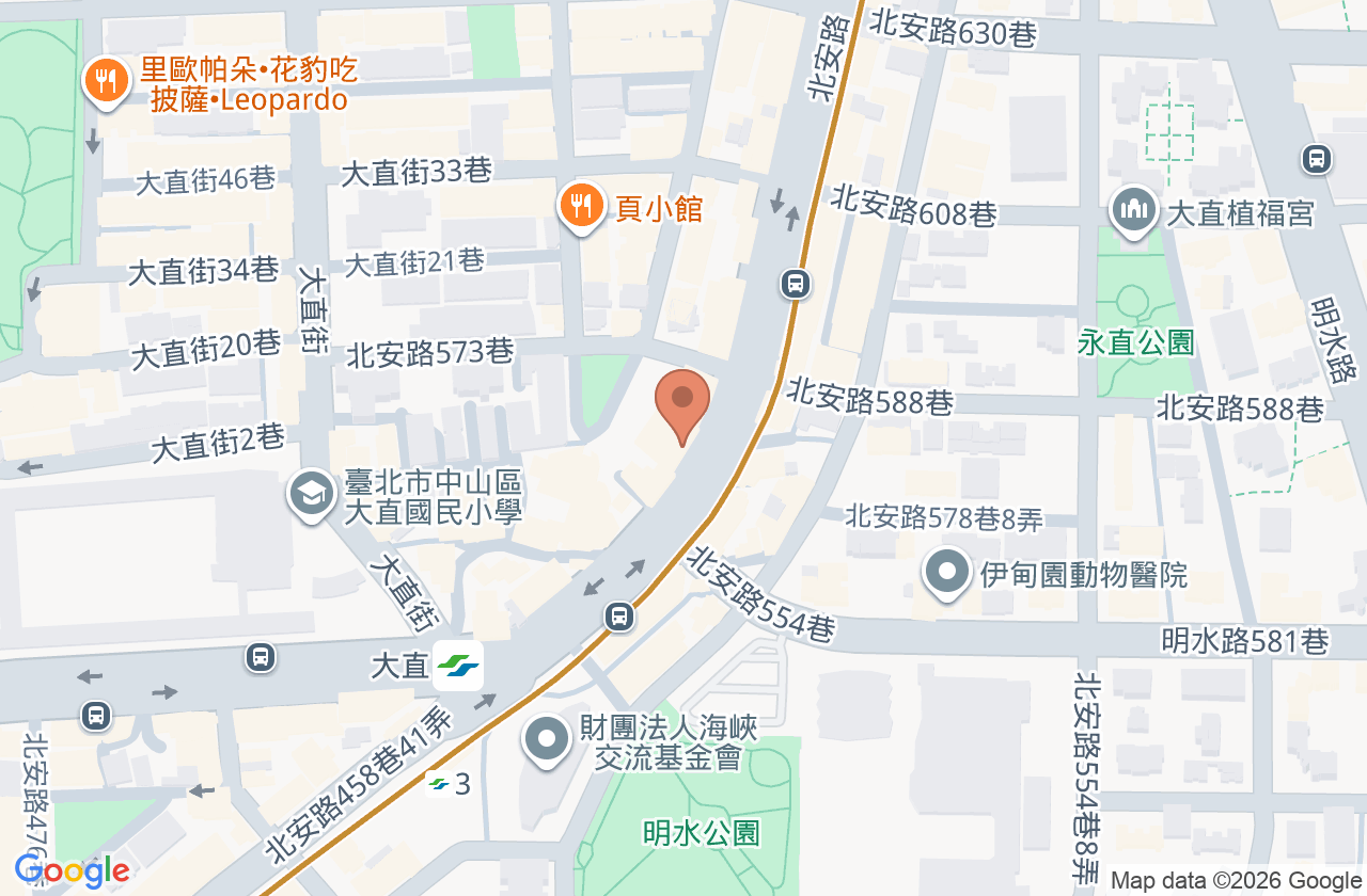 北安聯合診所 位置地圖