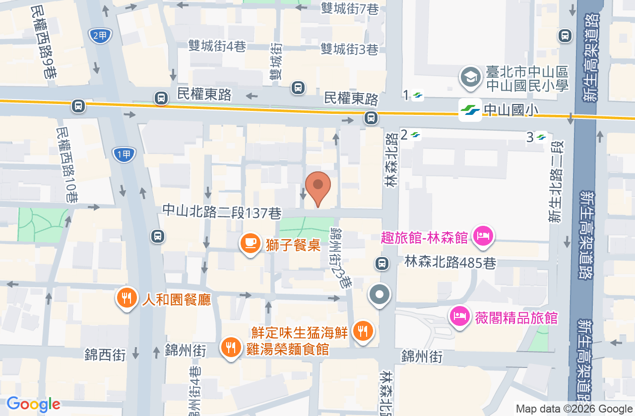 鼎廬診所 位置地圖