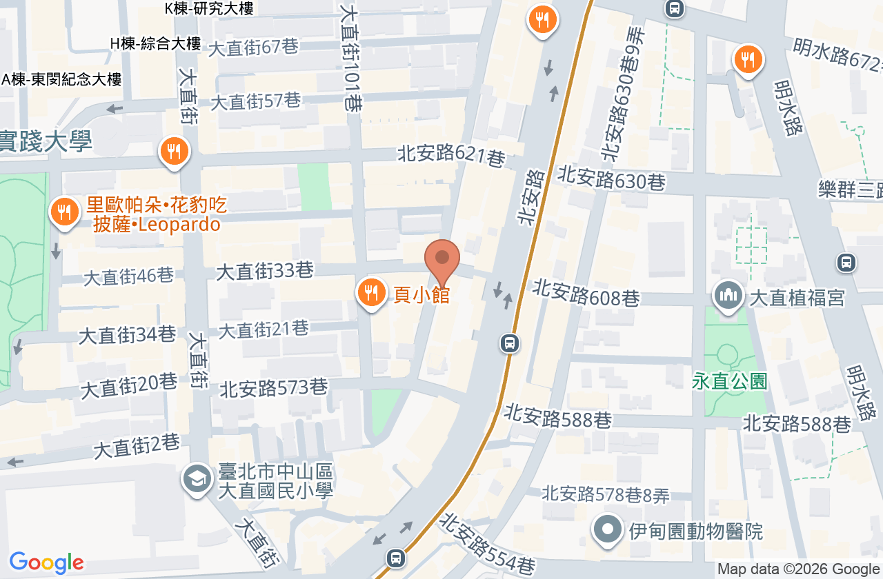 大直診所 位置地圖