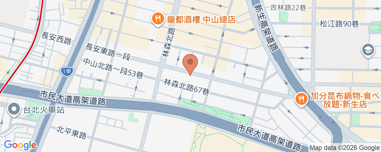 敦北諾貝爾診所 位置地圖