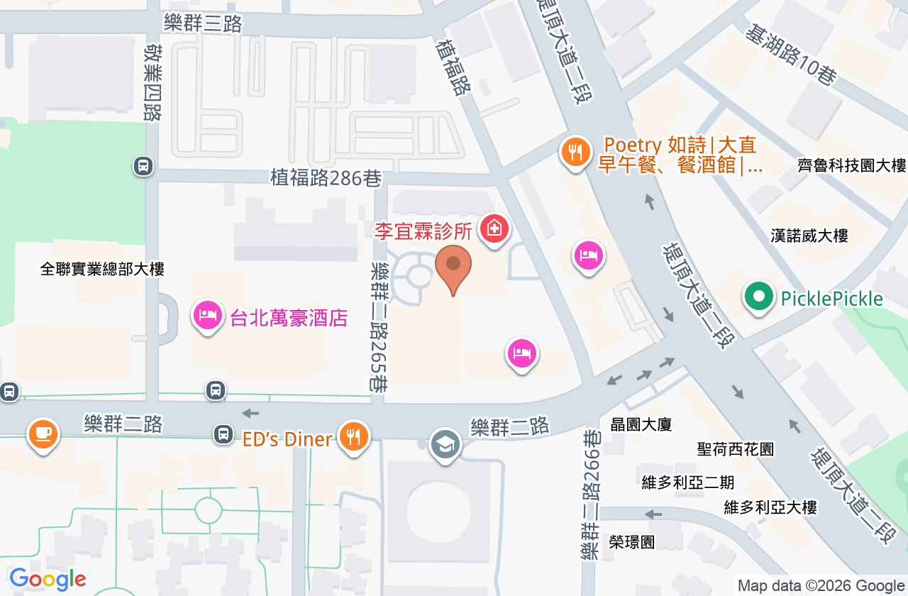 肌優谷診所 位置地圖