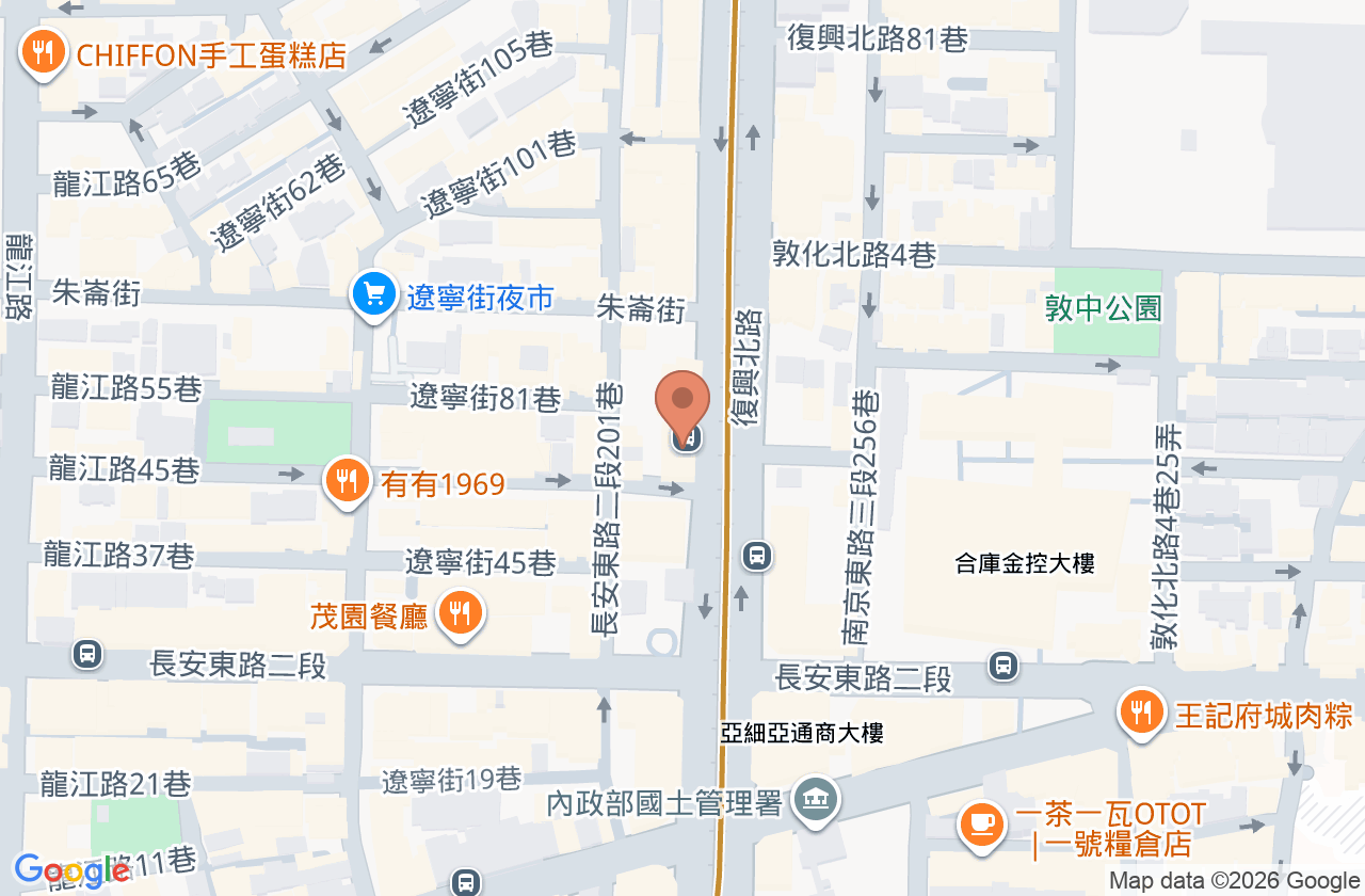 旭恩復健科診所 位置地圖