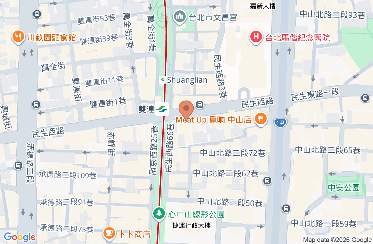 佳禾骨科診所 位置地圖