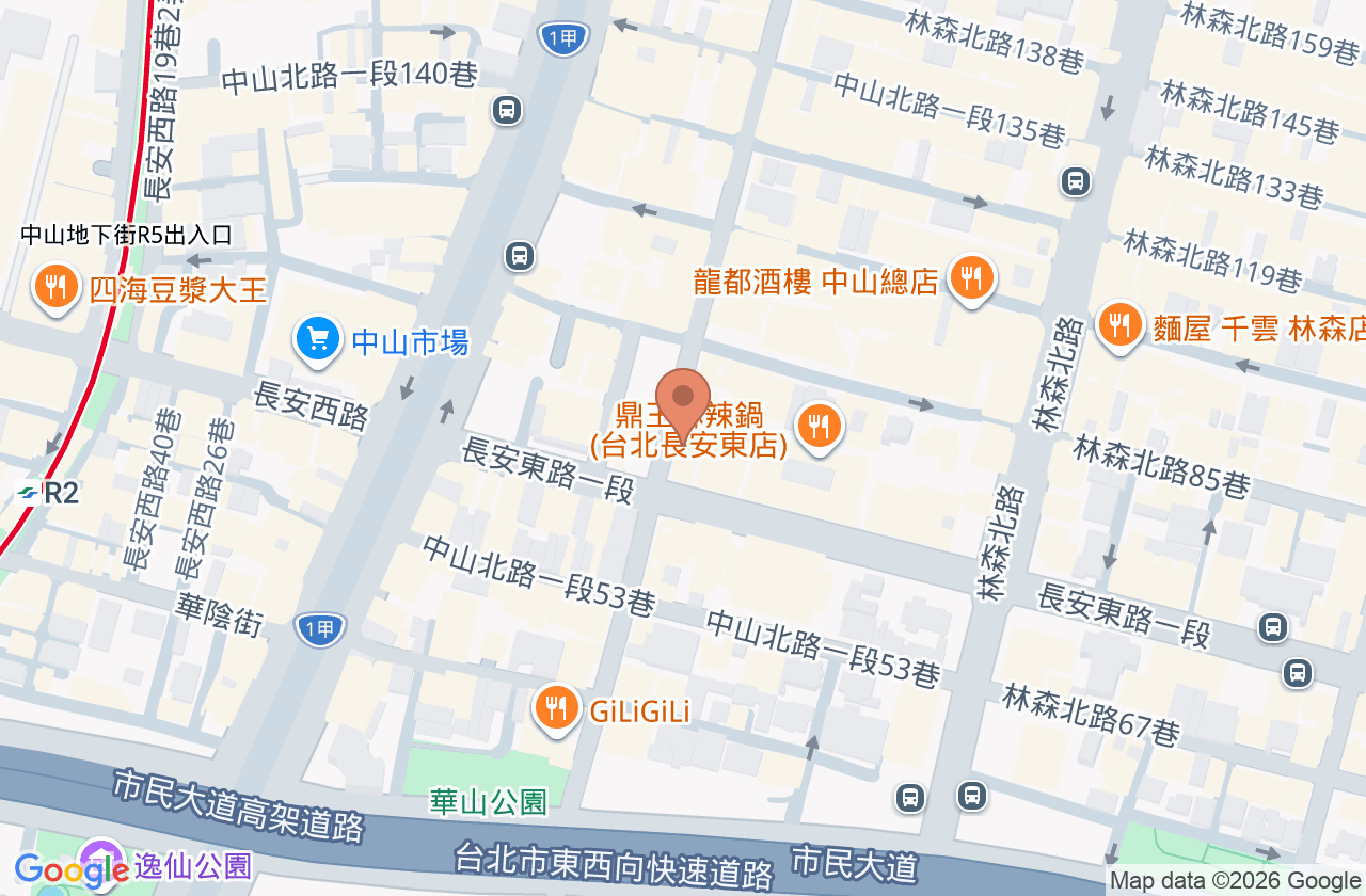 黃偉俐診所 位置地圖