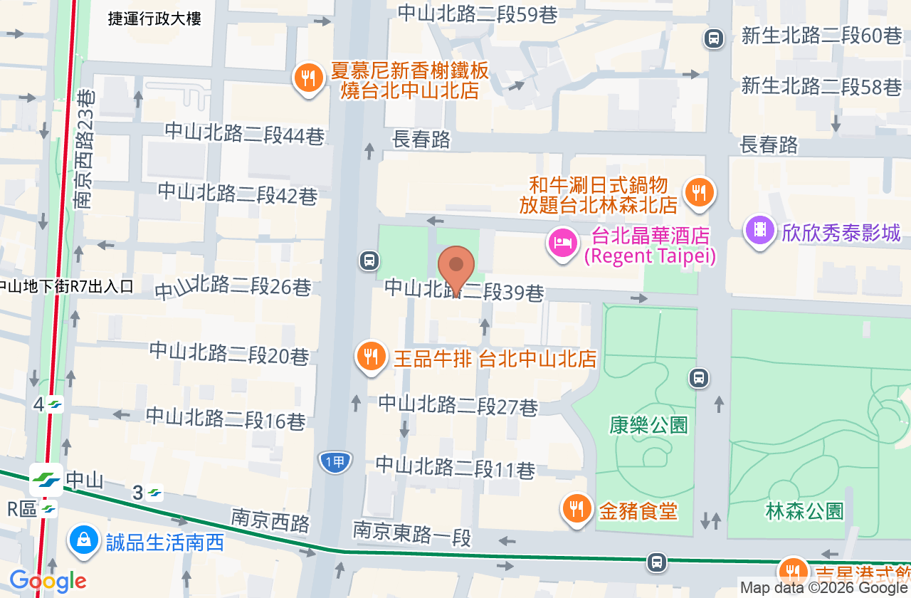 微煦心靈診所 位置地圖
