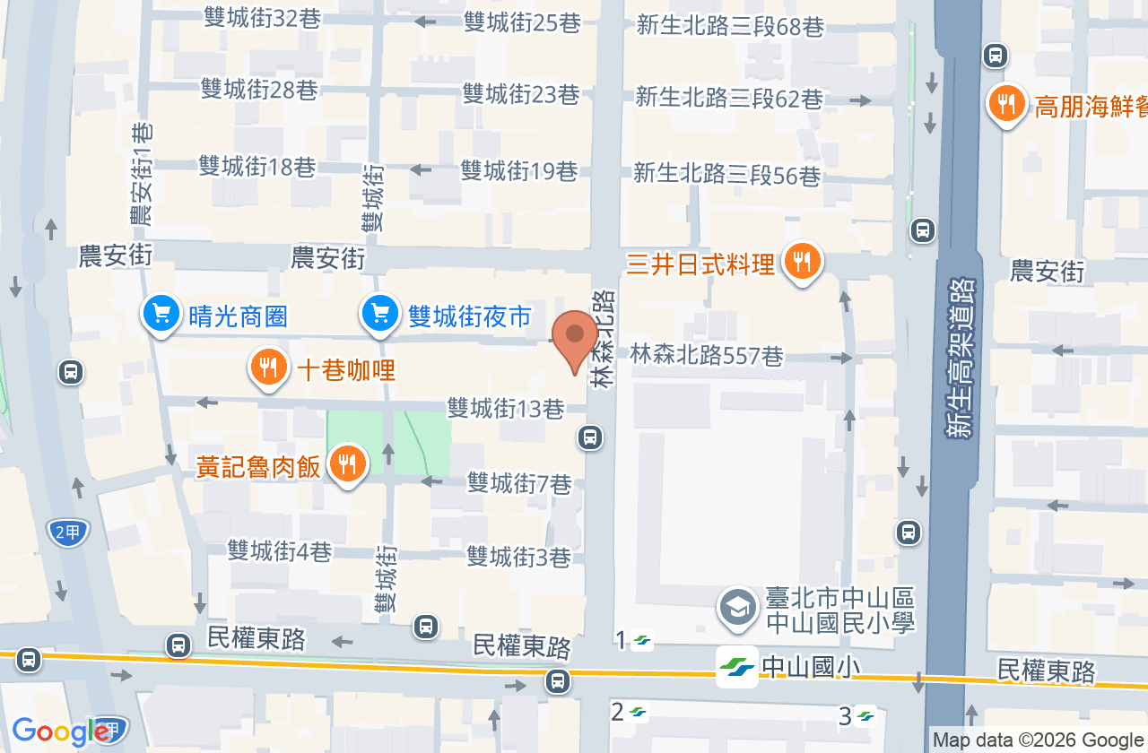 晴光診所 位置地圖