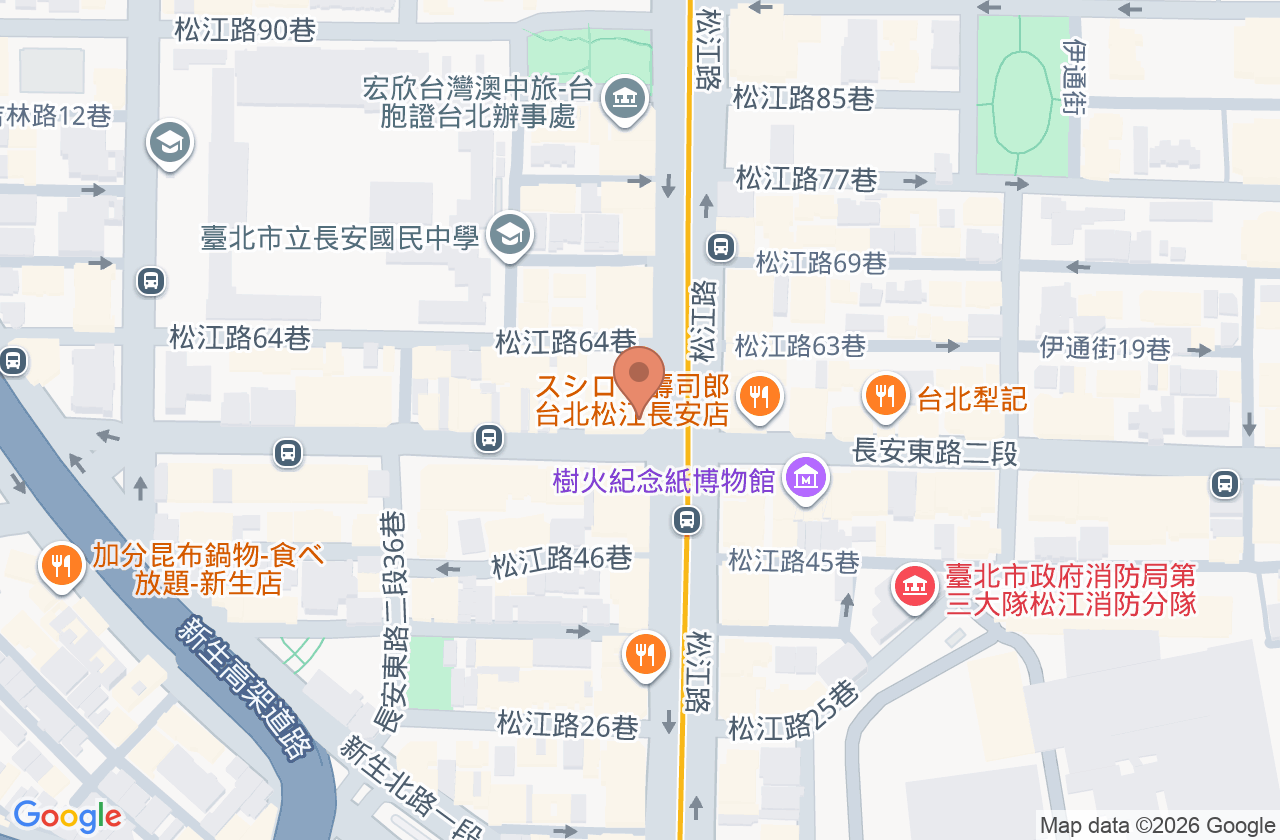 安康復健科診所 位置地圖