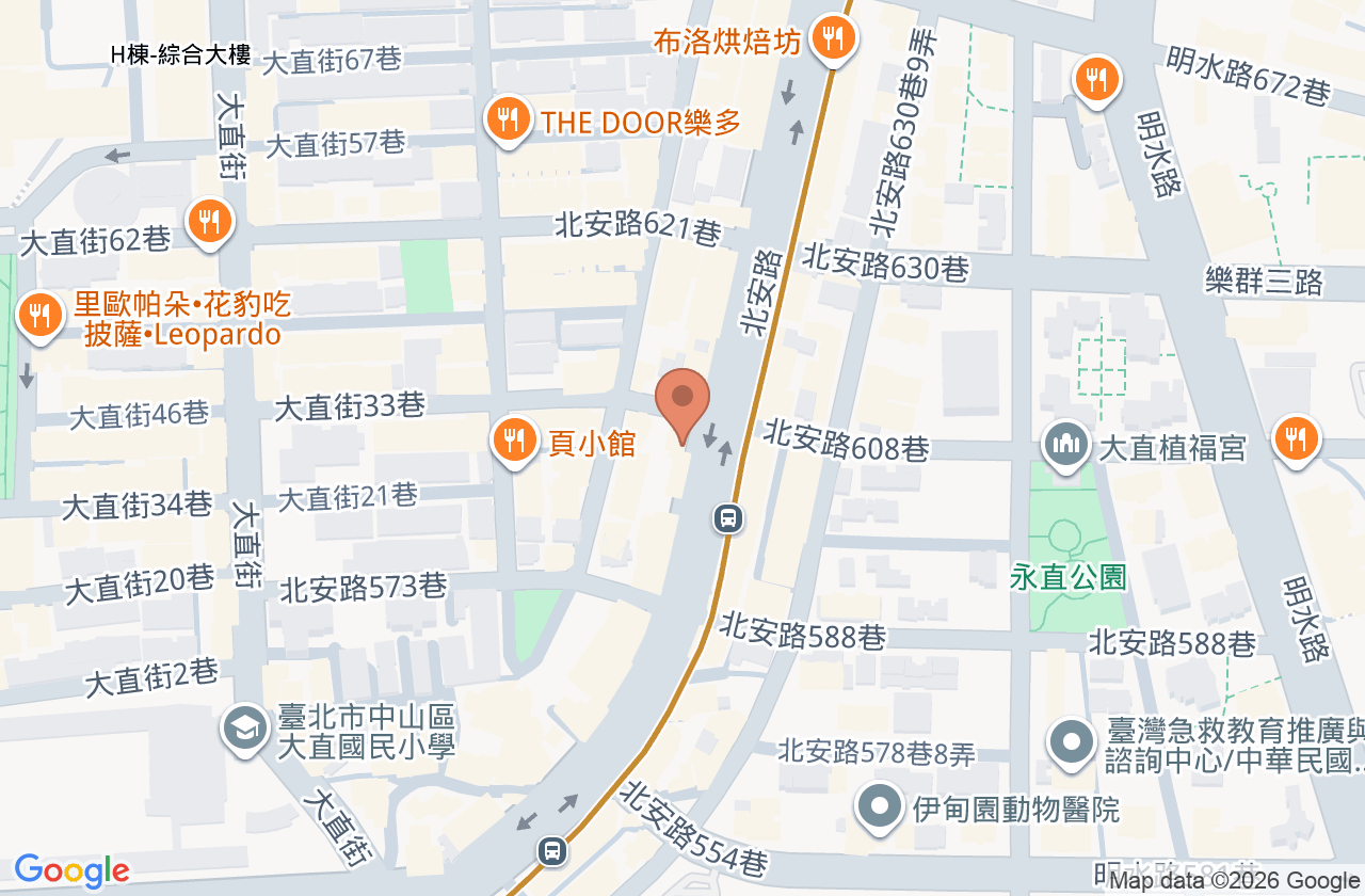 大直佳恩診所 位置地圖