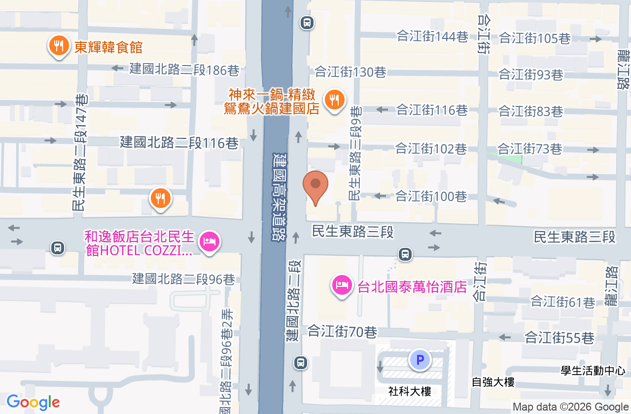 秀仁整形外科診所 位置地圖