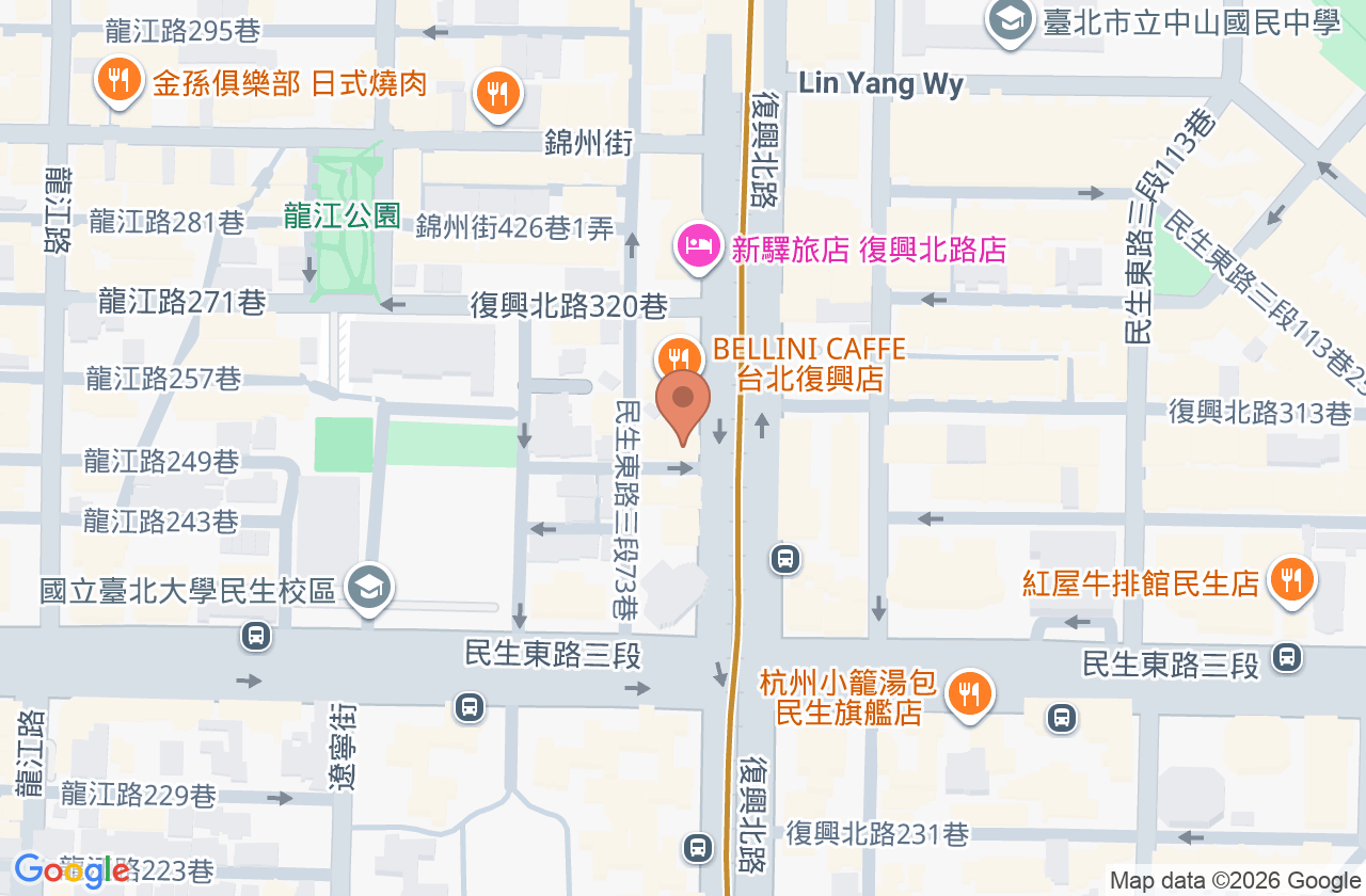 振芝心身醫學診所 位置地圖