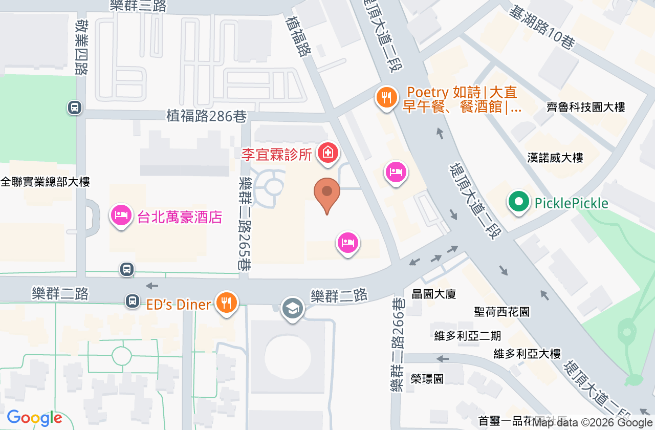 李宜霖診所 位置地圖