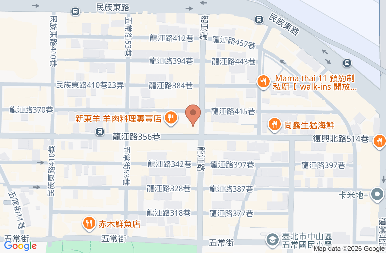 龍江固亷診所 位置地圖