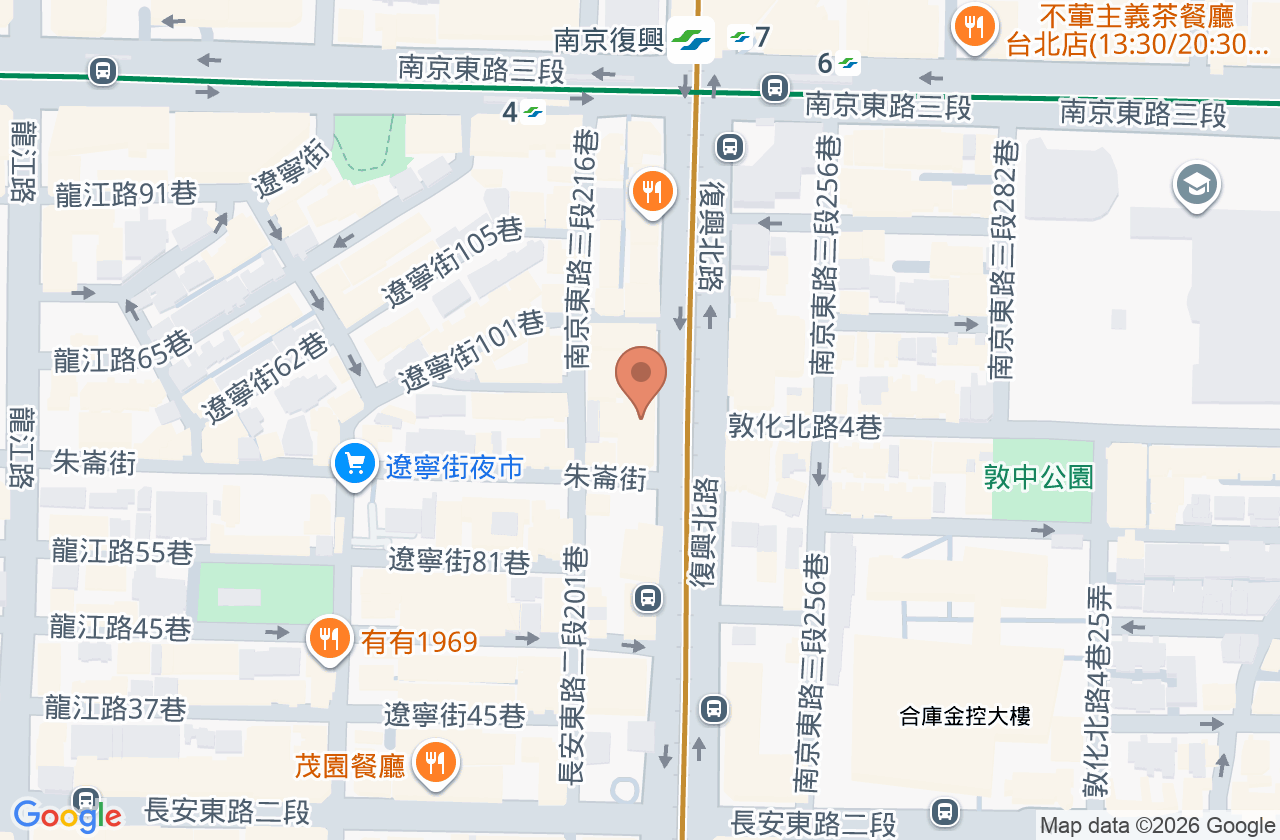 得心身醫學台北總診所 位置地圖