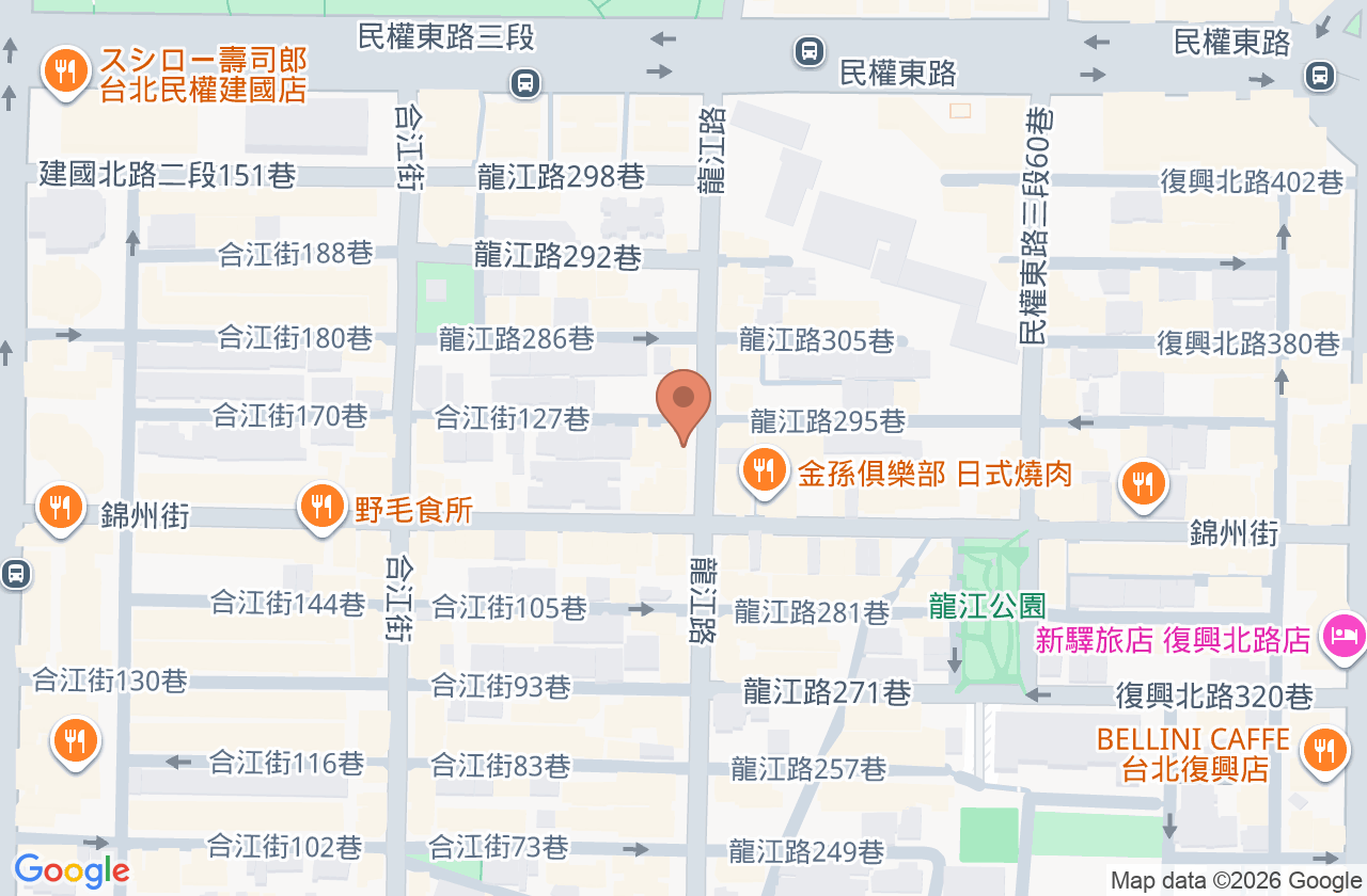 中山適康復健科診所 位置地圖