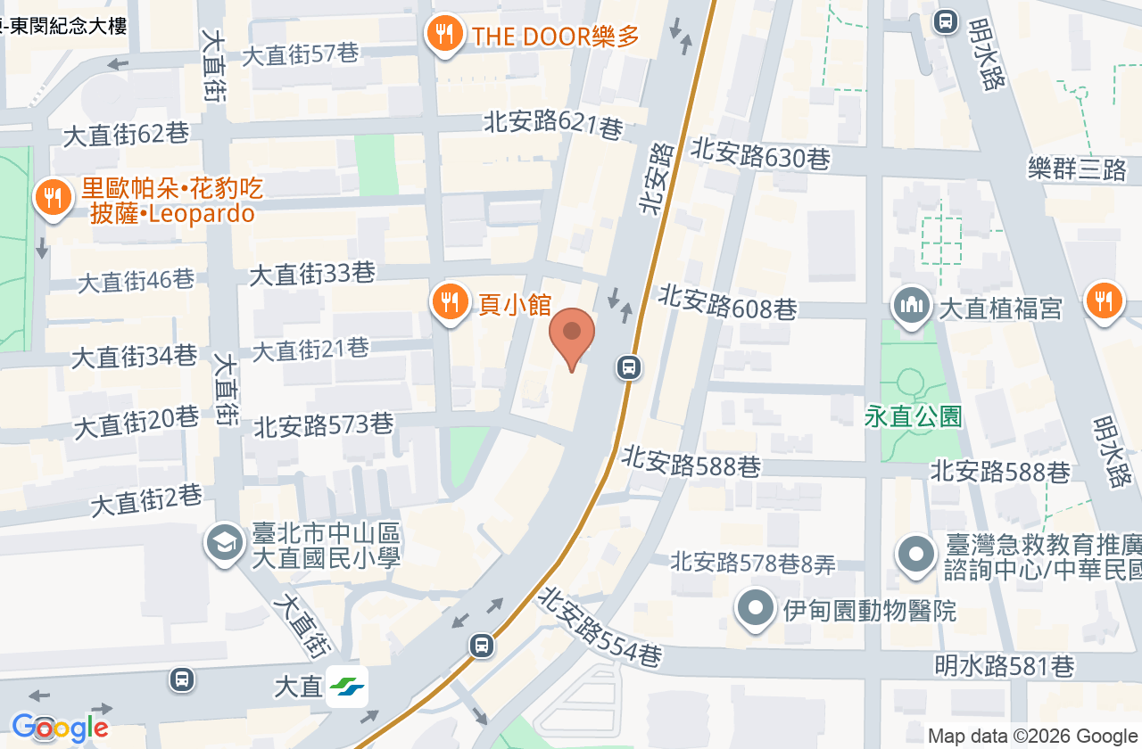 竹安骨科診所 位置地圖