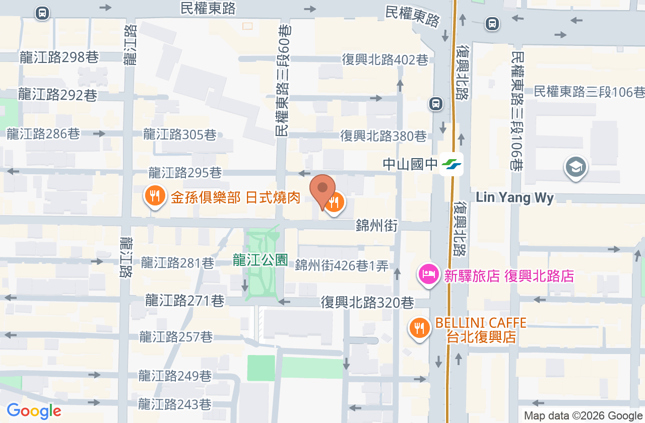 向慈耳鼻喉科診所 位置地圖