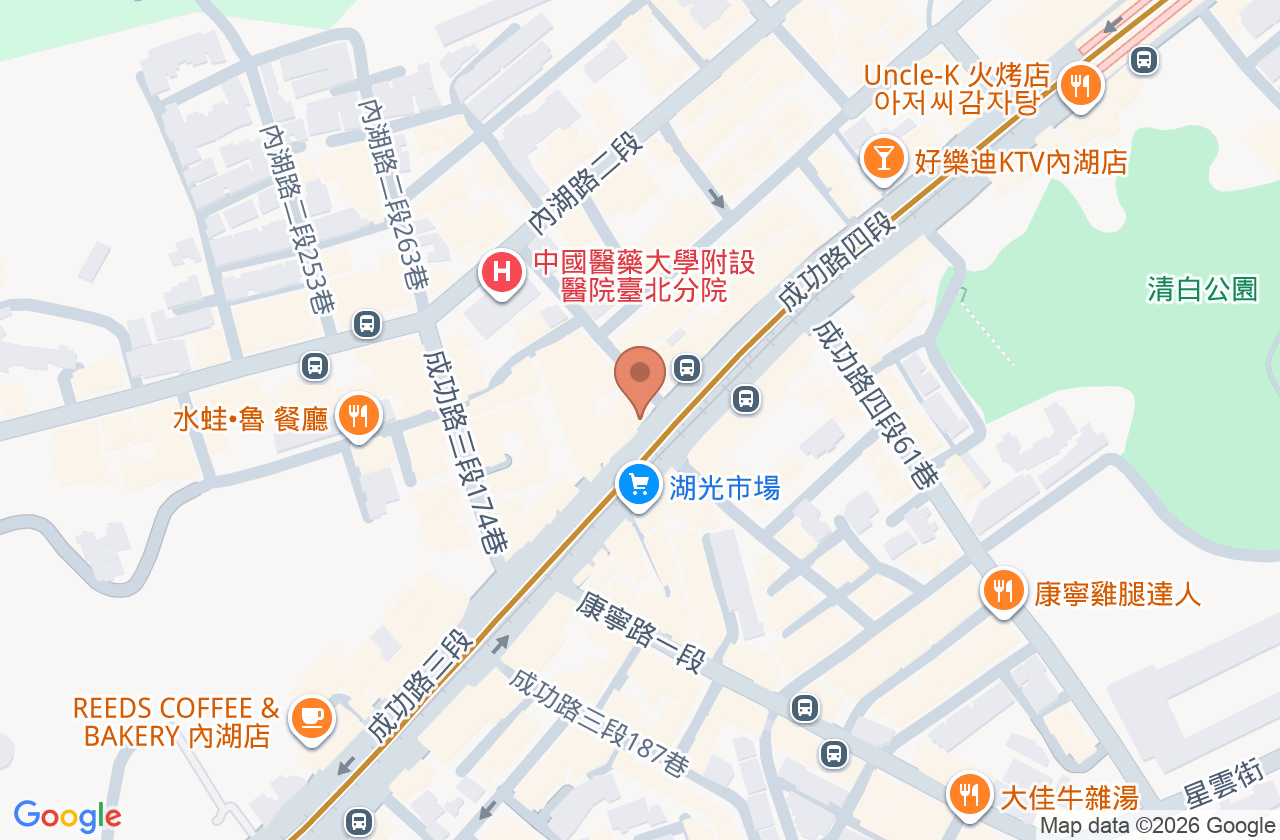 成功眼科診所 位置地圖