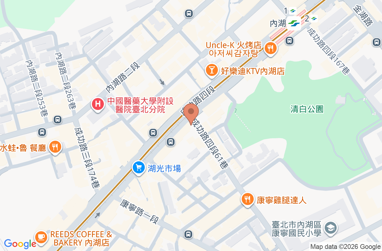 湖光皮膚專科診所 位置地圖