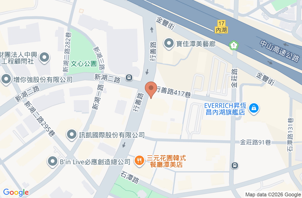 永長欣診所 位置地圖