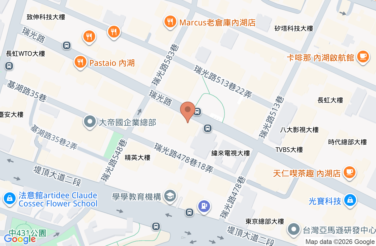 陽光活力診所 位置地圖